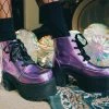 A9504L Lavender Iridescent Nosebleed Boot Womens