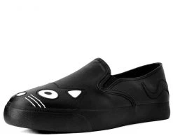 A9530L Black Kitty Slip On Sneaker Womens