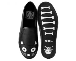 A9530L Black Kitty Slip On Sneaker Womens