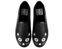 A9530L Black Kitty Slip On Sneaker Womens