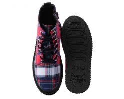 A9596 Mixed Plaid Casbah Boot Womens