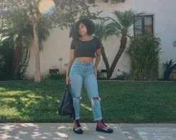 A9596 Mixed Plaid Casbah Boot Womens