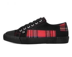 A9694 Black & Plaid Patch VLK Sneaker