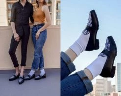 A9766 Black & White Zebra Print Loafer Mary Janes 13 A9766 Black & White Zebra Print Loafer Mary Janes