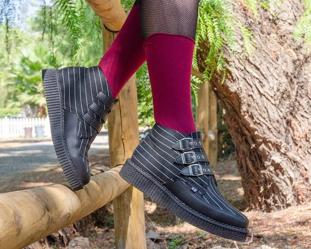 A9816 Pinstripe 3-Buckle Pointed Boot 2 A9816 Pinstripe 3-Buckle Pointed Boot