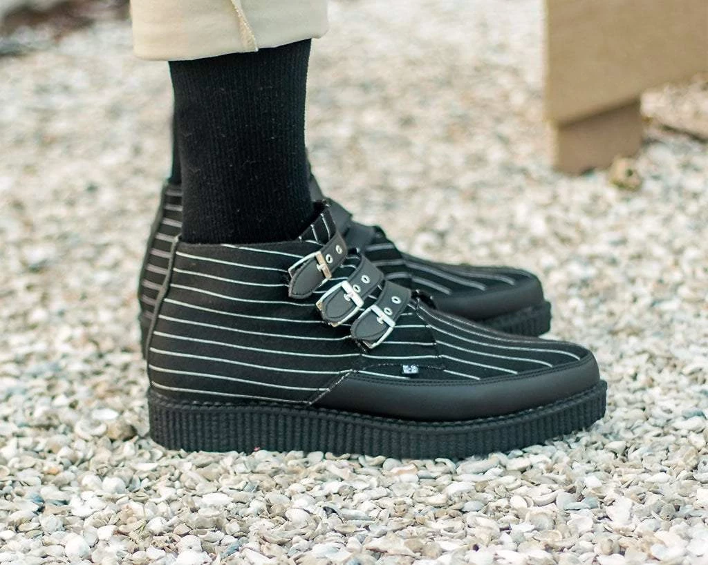 A9816 Pinstripe 3-Buckle Pointed Boot 7 A9816 Pinstripe 3-Buckle Pointed Boot