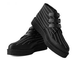 A9816 Pinstripe 3-Buckle Pointed Boot 9 A9816 Pinstripe 3-Buckle Pointed Boot