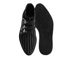 A9816 Pinstripe 3-Buckle Pointed Boot 10 A9816 Pinstripe 3-Buckle Pointed Boot