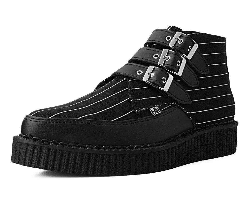 A9816 Pinstripe 3-Buckle Pointed Boot 1 A9816 Pinstripe 3-Buckle Pointed Boot