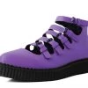 A9834L Purple TUKskin™ Multi-Strap Pointed Mary Jane Womens