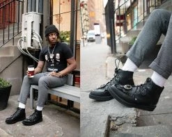 A9846 Black Western Bolo Pointed Creeper Boot 14 A9846 Black Western Bolo Pointed Creeper Boot