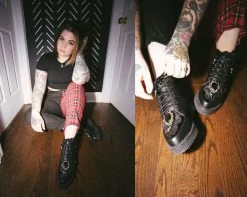 A9846 Black Western Bolo Pointed Creeper Boot 13 A9846 Black Western Bolo Pointed Creeper Boot