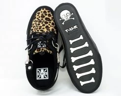 A9855 Black & Leopard VLK Mule Sneaker 10 A9855 Black & Leopard VLK Mule Sneaker