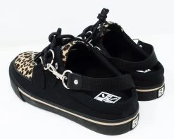 A9855 Black & Leopard VLK Mule Sneaker 9 A9855 Black & Leopard VLK Mule Sneaker