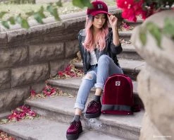 HT02 T.U.K. Burgundy Velvet Hat 9 HT02 T.U.K. Burgundy Velvet Hat