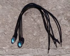 BL02 Turquoise Western Bolo Shoe Tie