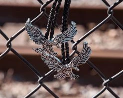 BL03 Western Eagle Bolo Shoe Tie