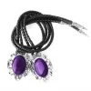 BL05 Womens Purple Victorian Bolo Shoe Tie