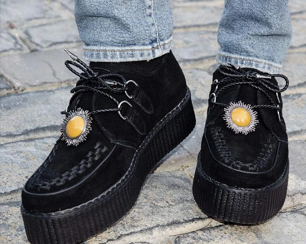 BL09 Mustard Sun Bolo Shoe Tie 2 BL09 Mustard Sun Bolo Shoe Tie