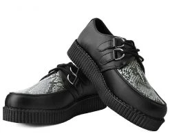 F9672 Black & Grey Snake Viva II Low Creeper