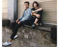 F9672 Black & Grey Snake Viva II Low Creeper