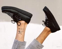 F9672 Black & Grey Snake Viva II Low Creeper