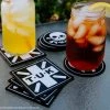 HA01 T.U.K. Square Logo Coaster 4-Pack