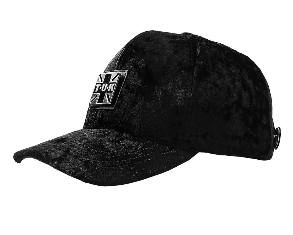 HT01 T.U.K. Black Crushed Velvet Hat 1 HT01 T.U.K. Black Crushed Velvet Hat