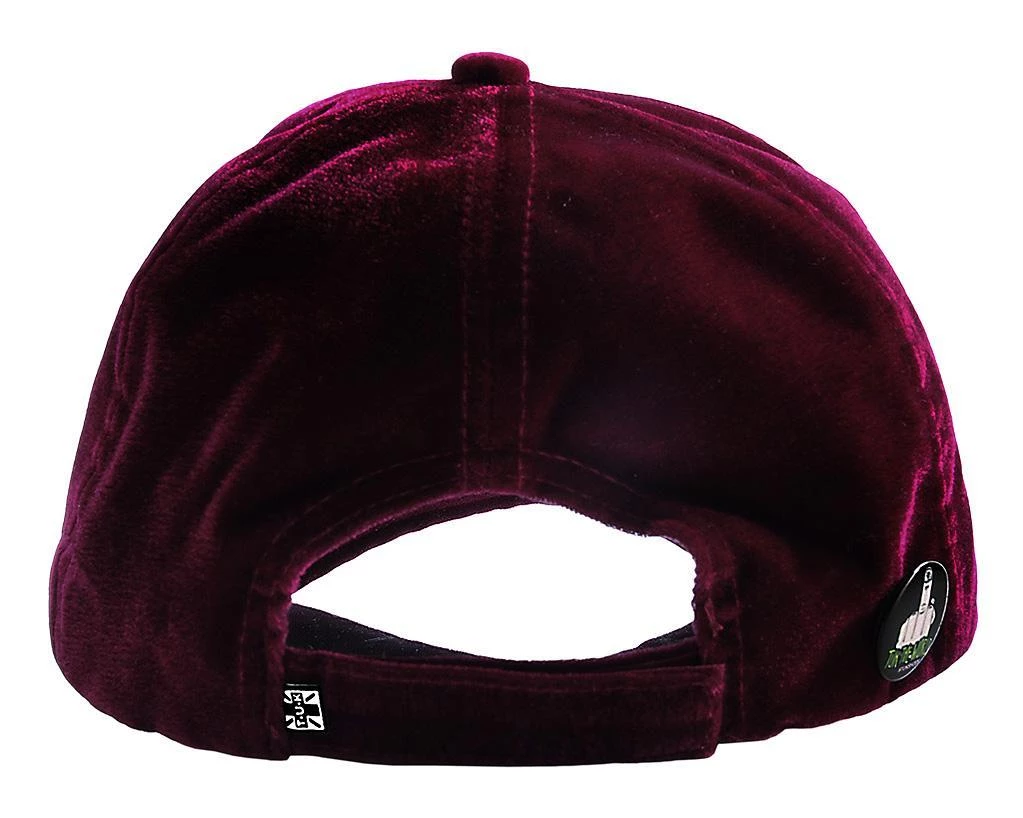 HT02 T.U.K. Burgundy Velvet Hat 3 HT02 T.U.K. Burgundy Velvet Hat