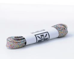 LC026-75-MRW Accessories 75 CM Metallic Rainbow Flat Laces