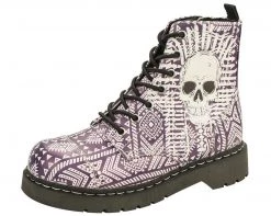 T2232 Womens Aztec Skull Boots *ALL ITEMS FINAL SALE/NON-RETURNABLE*