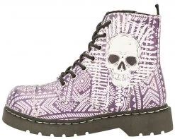 T2232 Womens Aztec Skull Boots *ALL ITEMS FINAL SALE/NON-RETURNABLE*