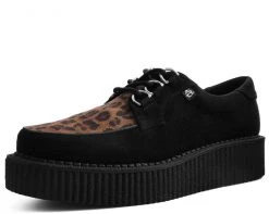 T2263 Black & Leopard Anarchic Creeper Womens
