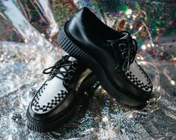 T2274 Womens Black & White Anarchic Creeper 14 T2274 Womens Black & White Anarchic Creeper