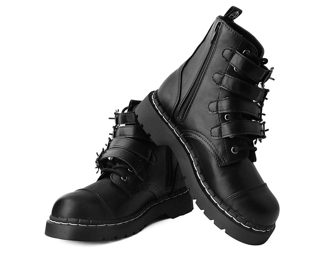 T2281 Black Skull Anarchic Boot 3 T2281 Black Skull Anarchic Boot