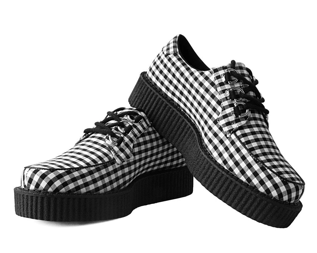 T2290 Black & White Gingham Anarchic 3-Ring Creeper 3 T2290 Black & White Gingham Anarchic 3-Ring Creeper