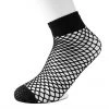 TSK1016 Vegan Black Fishnet Crew Sock