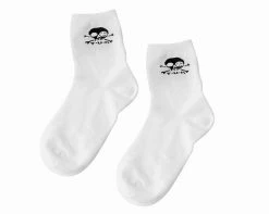 TSK1032 White T.U.K. Skull Logo Women’s Sock 8 TSK1032 White T.U.K. Skull Logo Women’s Sock