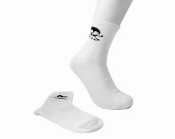 TSK1032 White T.U.K. Skull Logo Women’s Sock 9 TSK1032 White T.U.K. Skull Logo Women’s Sock