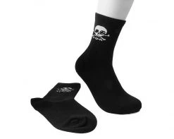 TSK1034 Vegan Black T.U.K. Skull Logo Women’s Sock