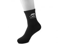 TSK1035 Black T.U.K. Skull Logo Men’s Sock Vegan