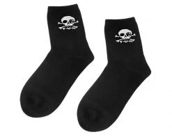 TSK1035 Black T.U.K. Skull Logo Men’s Sock Vegan 8 TSK1035 Black T.U.K. Skull Logo Men’s Sock Vegan