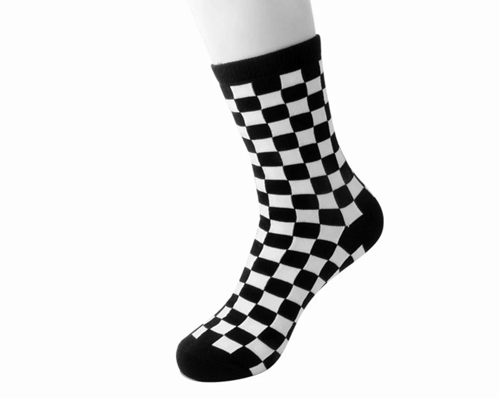 TSK1046 Black & White Checker T.U.K. Men’s Sock Mens 1 TSK1046 Black & White Checker T.U.K. Men’s Sock Mens