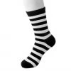 TSK1048 Vegan Black & White Stripe T.U.K. Men’s Sock