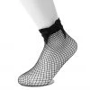 TSK1052 Vegan Black Fishnet & Bow Women’s Sock