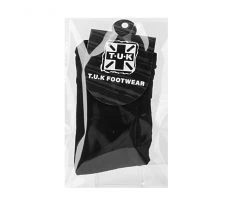 TSK1081 Vegan Black Spandex Crew Sock