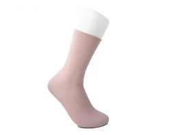 TSK1082 Pink Spandex Crew Sock Vegan