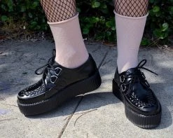 TSK1082 Pink Spandex Crew Sock Vegan