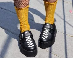 TSK1086 Mustard Lettuce Trim Lace Sock Vegan