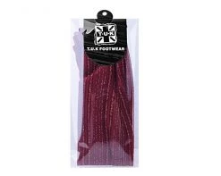TSK1088 Red Lettuce Trim Lace Sock